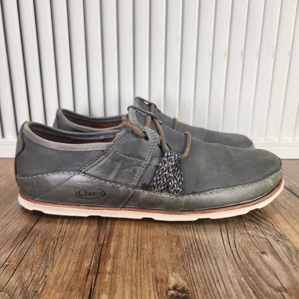 Chaco Harper Lace Castlerock Shoes Women's 8.5 Gray Suede Casual Lace Up J106356